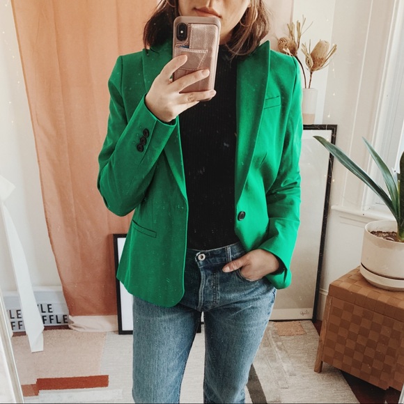 Banana Republic Kelly Green Blazer 